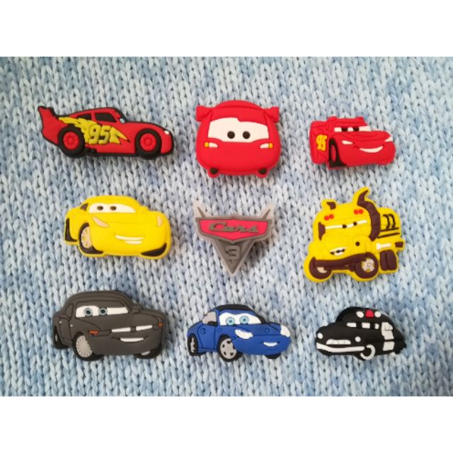 lightning mcqueen croc charm