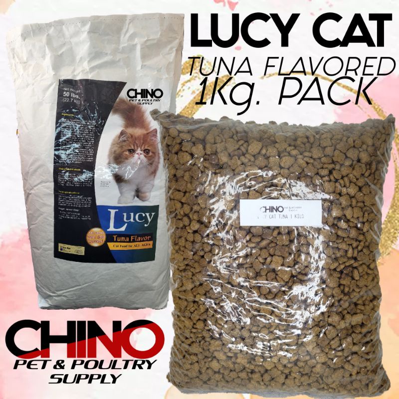 LUCY CAT FOOD TUNA FLAVOR 1KG. REPACK Shopee Philippines