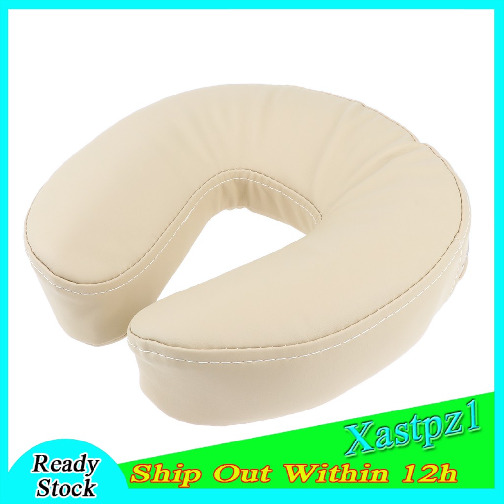 Ready Stock U Shape Face Cradle Reusable SPA Massage Bed Chair Headrest Pillow Washable