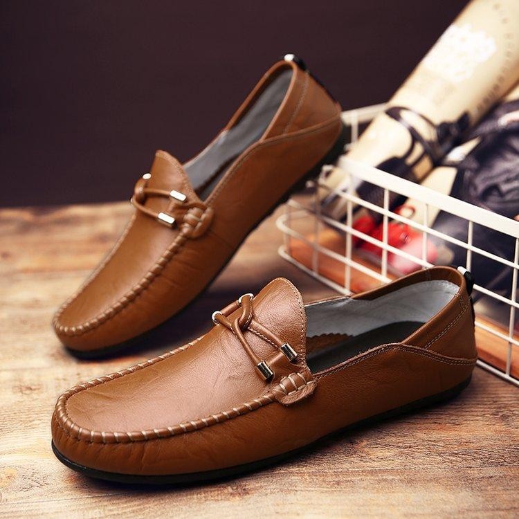 Fashion Men�s Shoes 3844 Loafers Leather Casual Flat