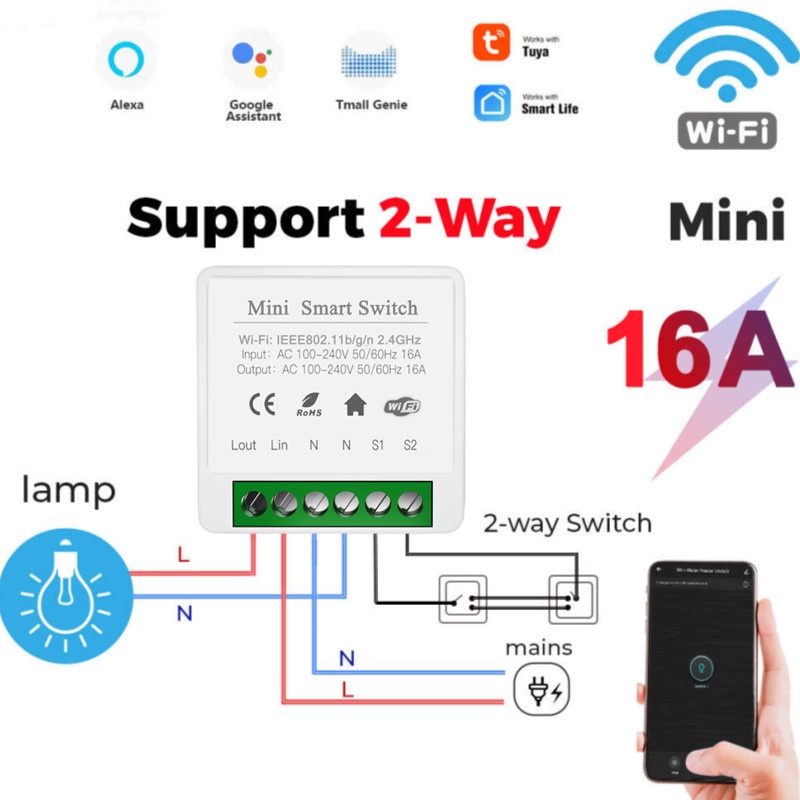 Aubess mini smart switch схема