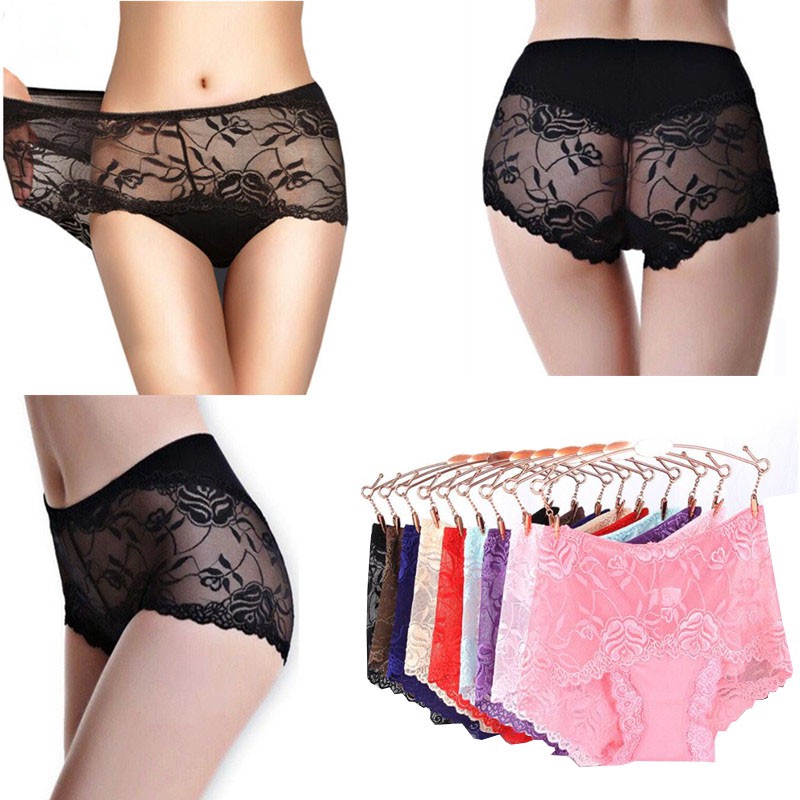 plus size lace panties