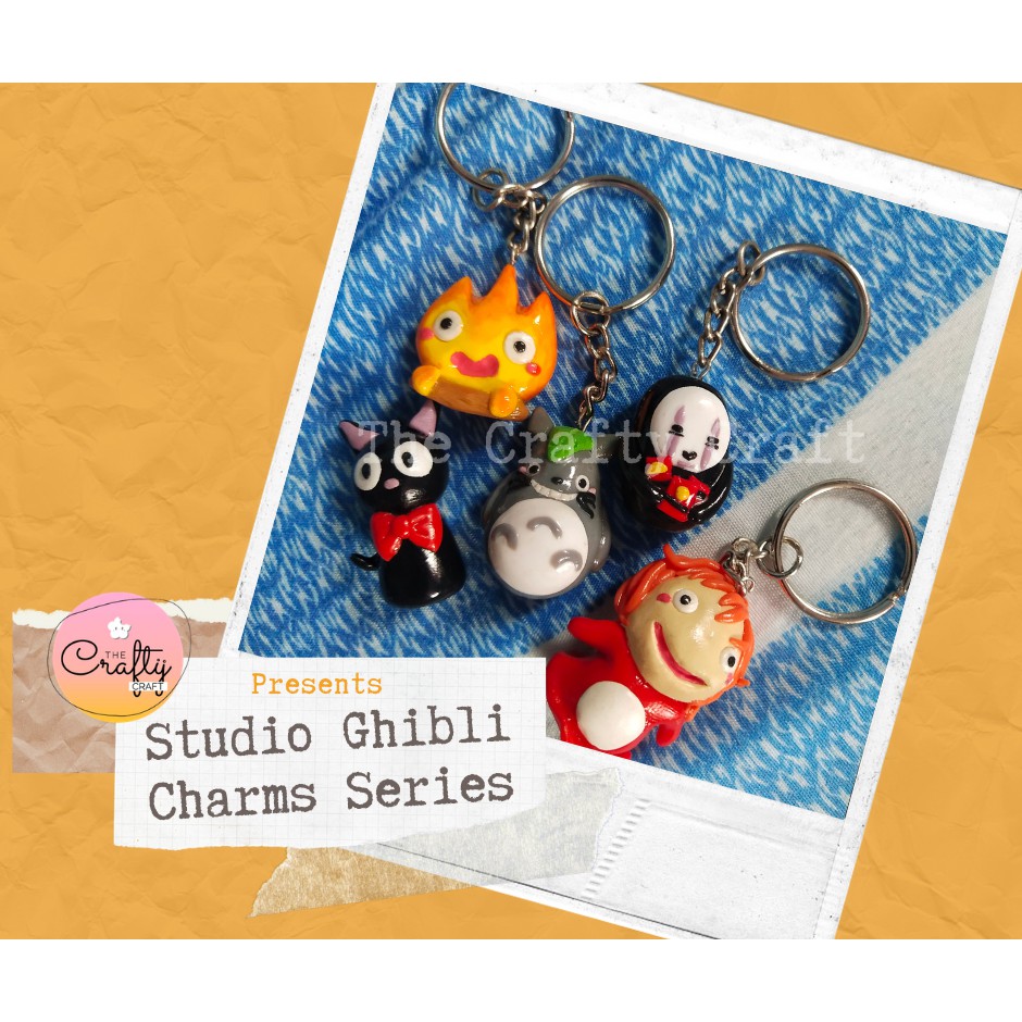 Polymer Clay Keychain - Studio Ghibli Inspired | Shopee Philippines