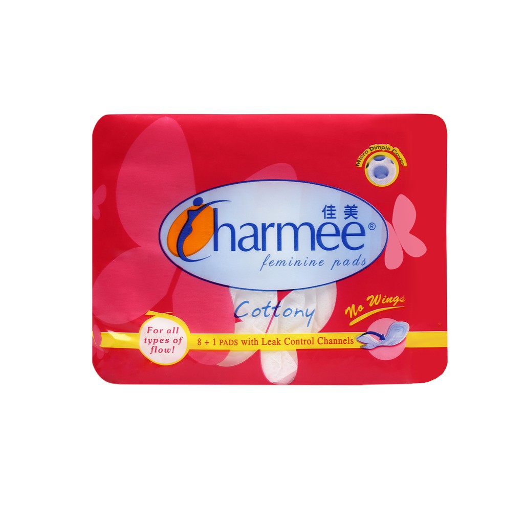 Charmee Sanitary Napkins for All Types of Flow with out Wings 8 Pieces