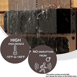  spot goods Light induction automatic chicken coop door 