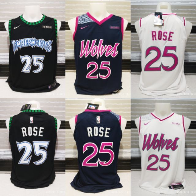 derrick rose timberwolves jersey