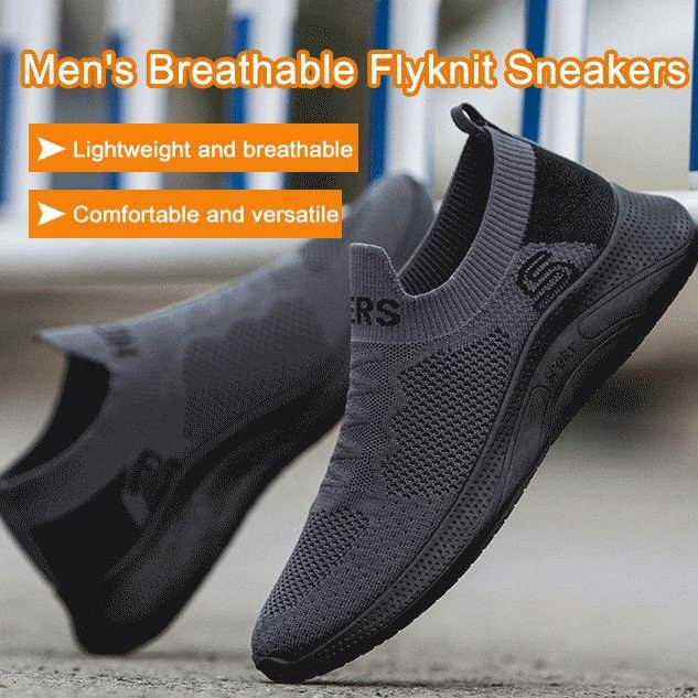 Men's breathable sneakers Fashion non-slip casual running shoes slip on  shoes for men | Shopee Philippines