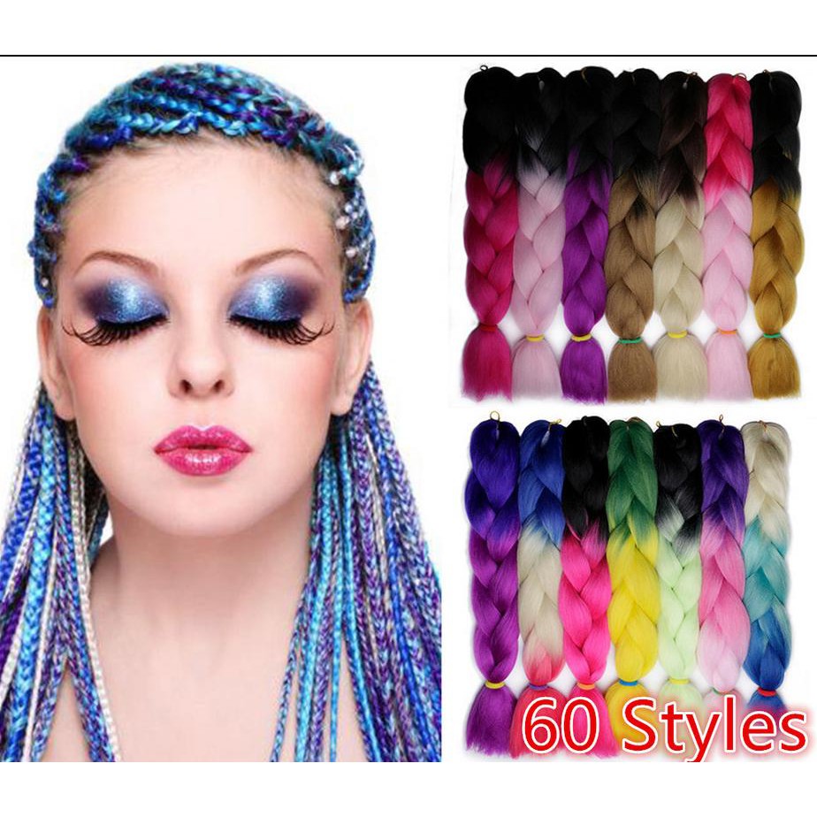 1pc Individual Braid Wigs Big Braids Dirty Pigtail Shopee