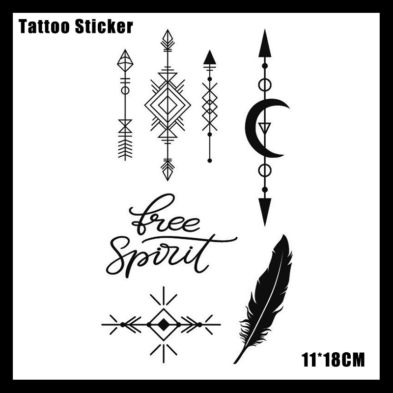 MOON】Magic Tattoo Sticker Waterproof Long Lasting Fake Tattoo Minimalist  Tattoo Temporary Tattoo | Shopee Philippines