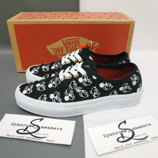vans authentic mickey mouse