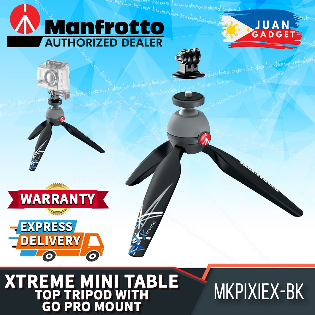 Manfrotto Pixi Mini Table Top Tripod (MKPIXIEXBK) JG Superstore