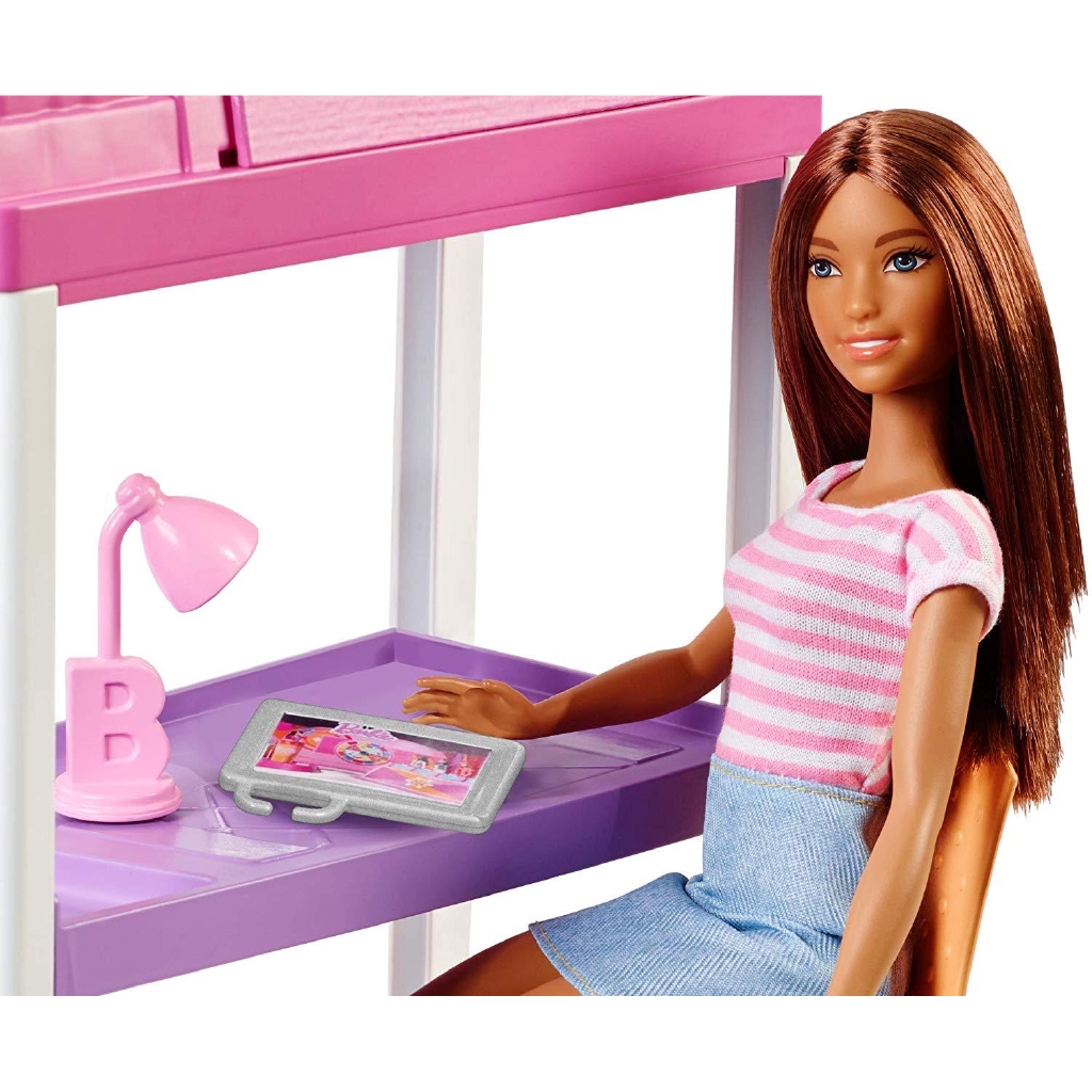 barbie loft bed playset