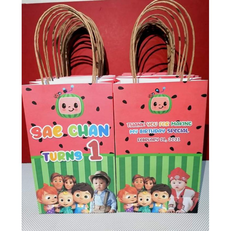 PERSONALIZED LOOT BAGS Shopee Philippines