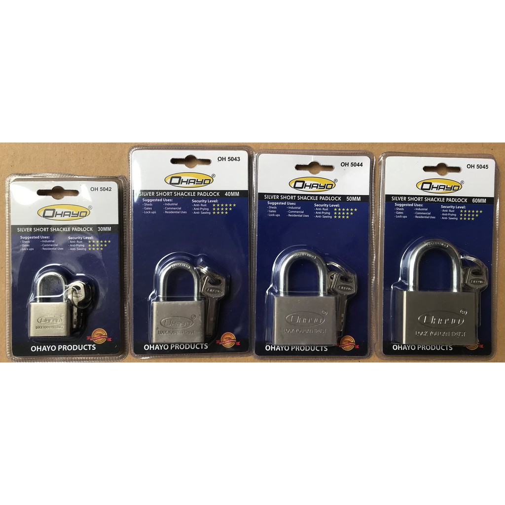 OHAYO heavy duty padlock edge Shopee Philippines