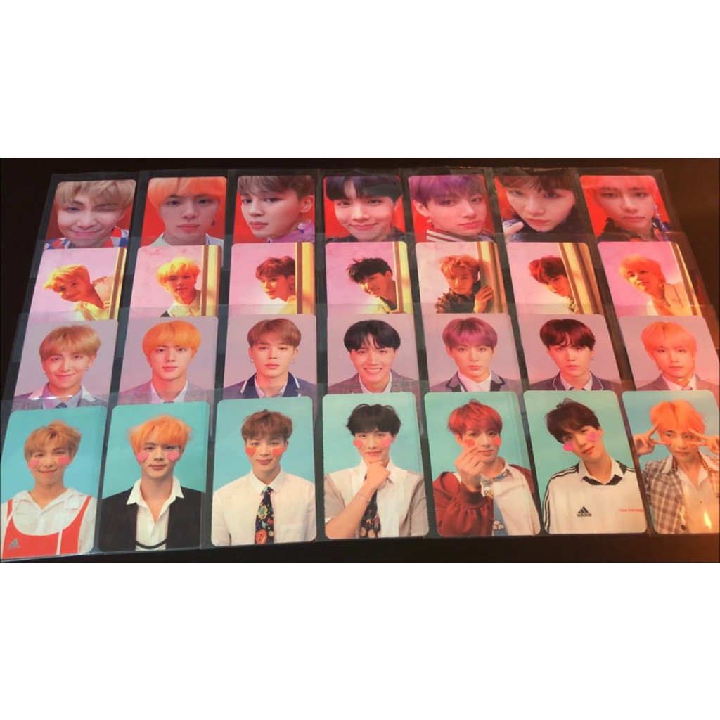 Bts Love Yourself Answer Photocards Taehyung Suga V Jimin Jhope Rm Jin Jungkook Shopee Philippines