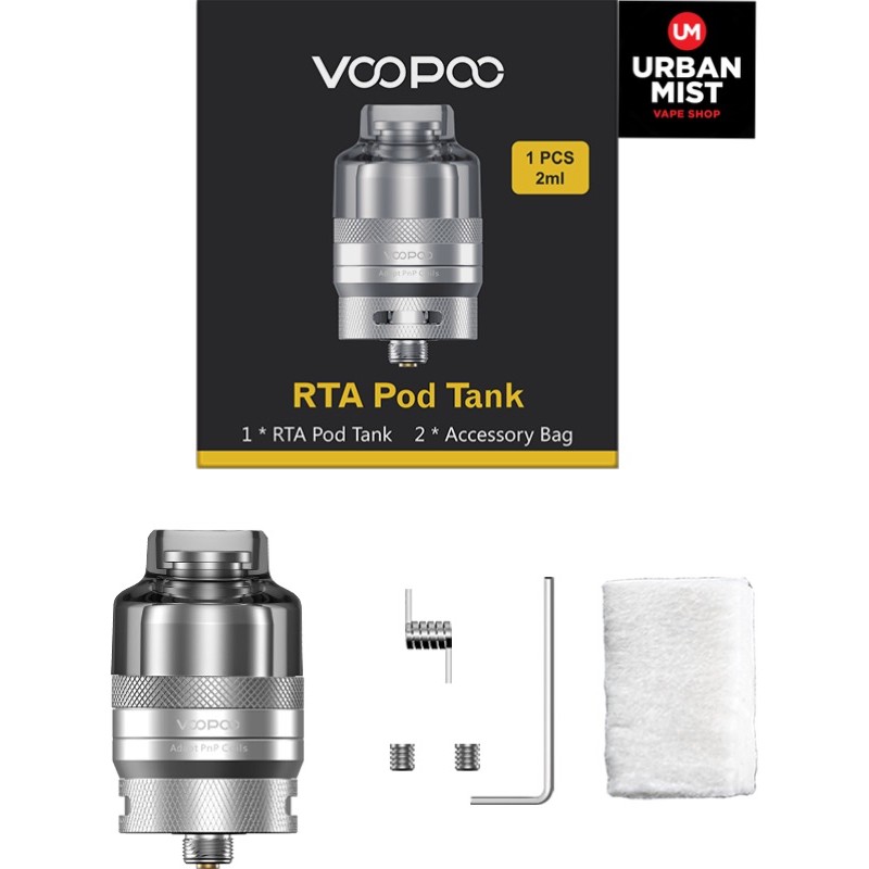 Voopoo Rta Pod Tank 2ml Replacement Pod Rebuildable For Drag S Drag X Argus Gt V Suit Shopee Philippines