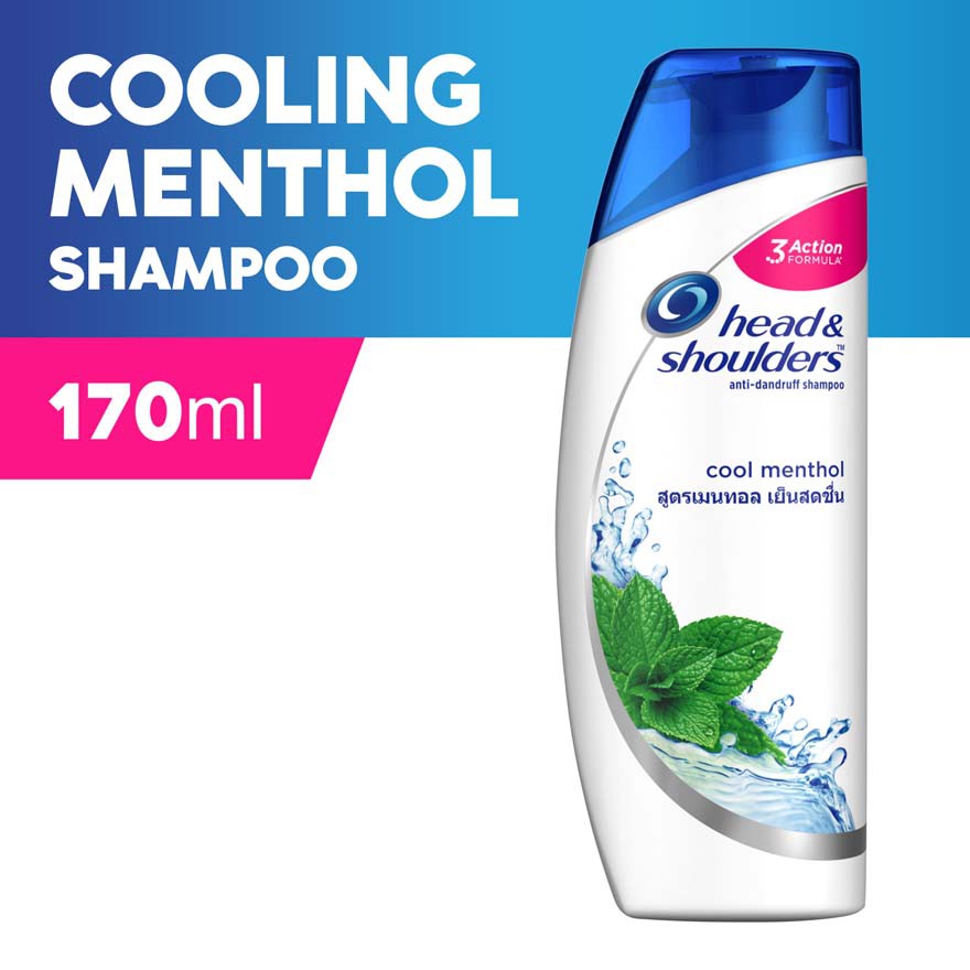Head and Shoulders Cooling Menthol Shampoo 3 Action Formula 170ml