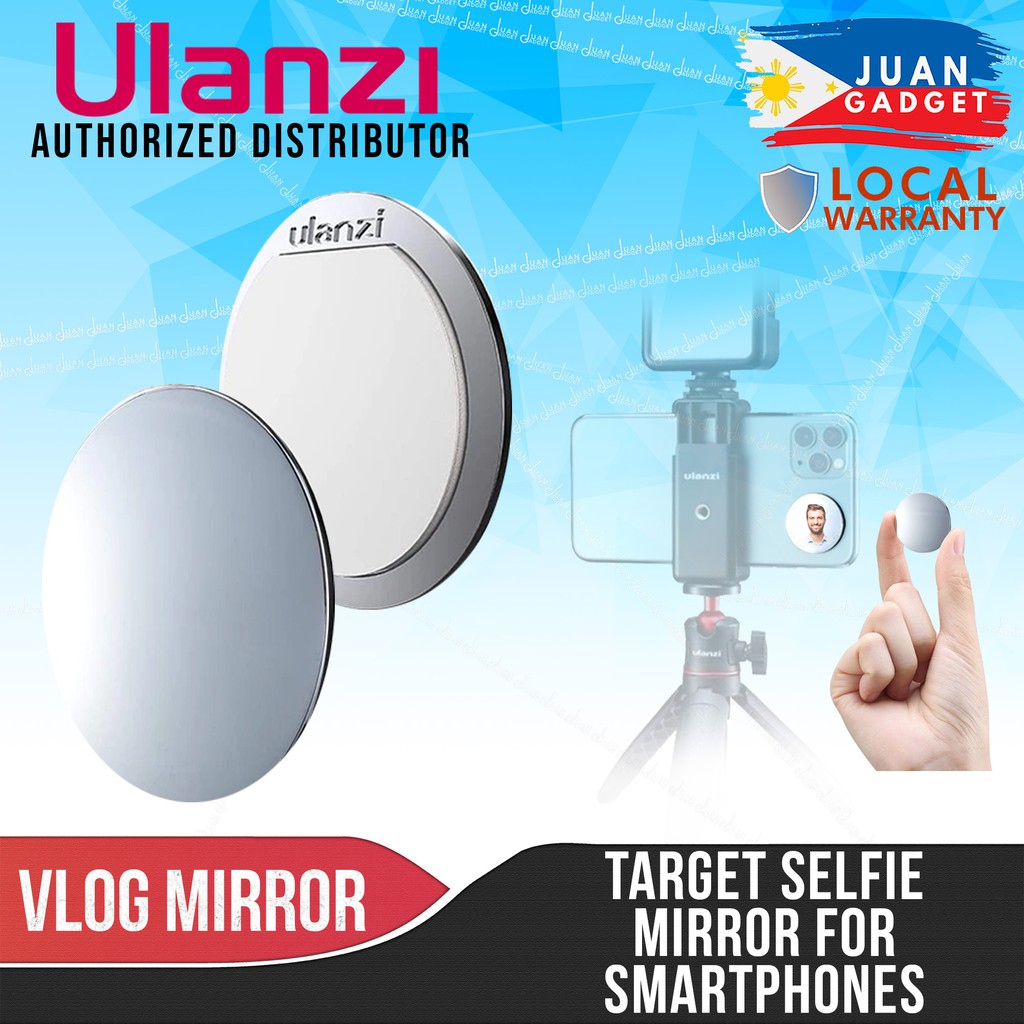 Ulanzi Vlog Selfie Target Vlog Mirror for Smartphones with Reusable