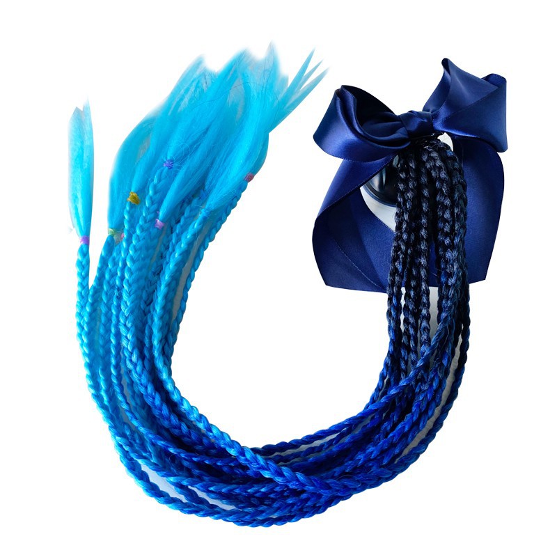 【Ready Stock】﹍Helmet Braids Ponytail Motorcycle Helmet pigtails Helmet