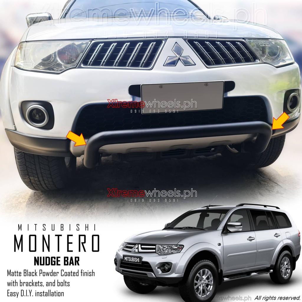 Montero Sport 2016 2023 RAGE R Series NUDGE BAR BULL BAR FRONT BUMPER 