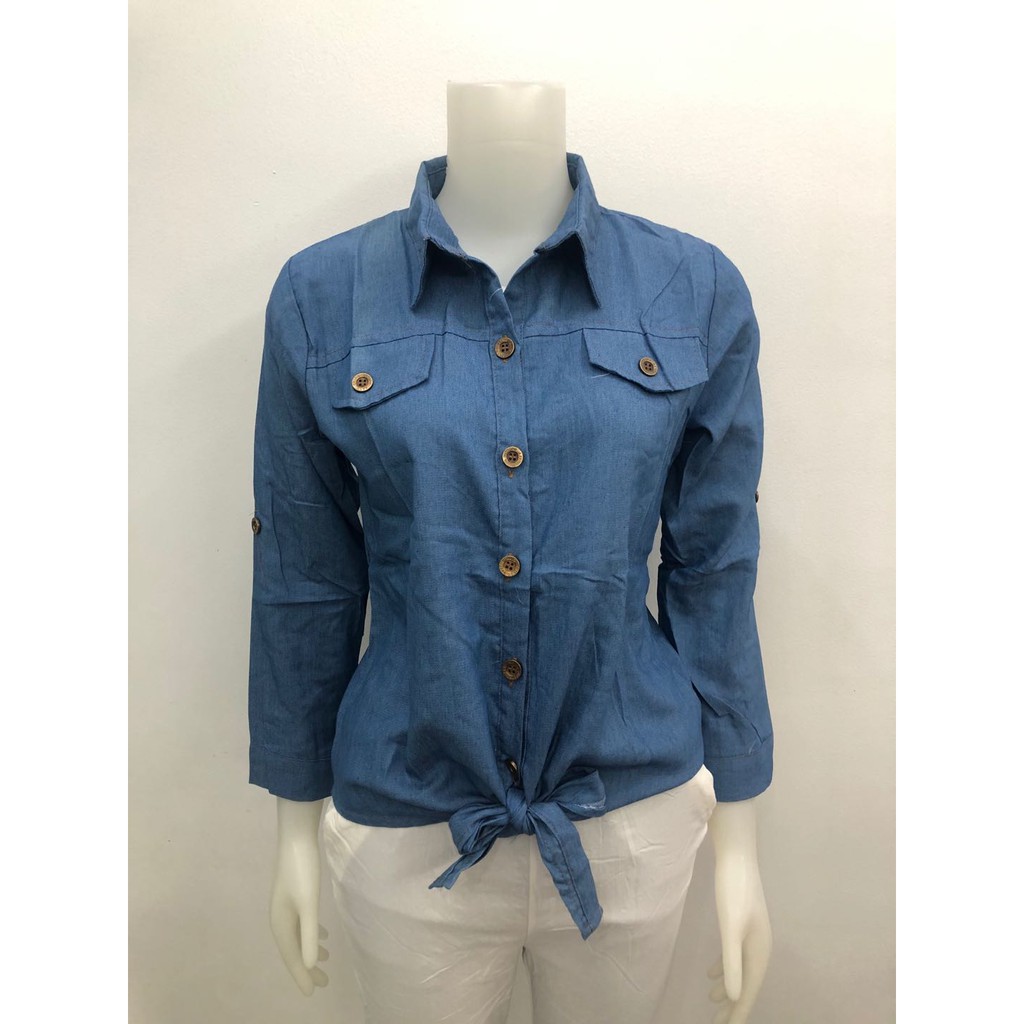 Denim polo outfit female | Dresses Images 2022