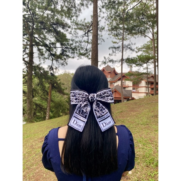 Christian Dior Bow French Barette HairClip Shopee Philippines