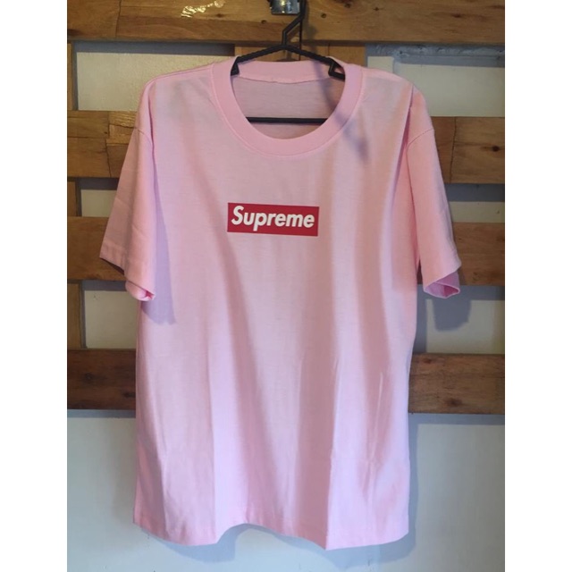 supreme pink t shirt