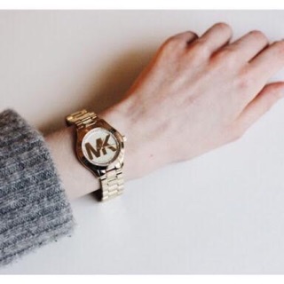 mk mini slim runway watch