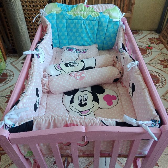 Murang Crib Set With Free Blanket Shopee Philippines