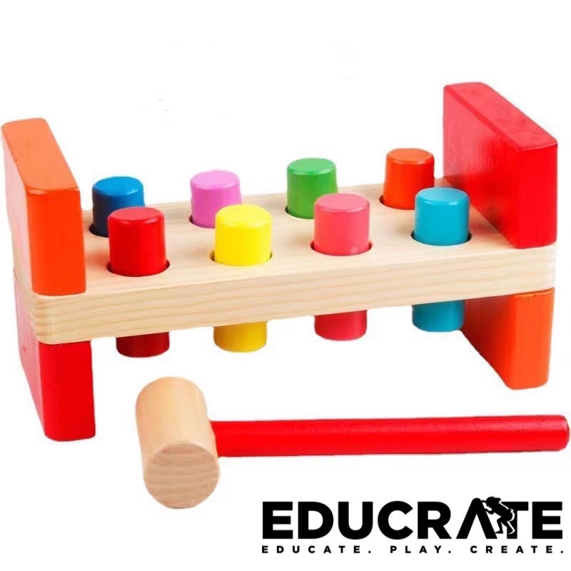 educratePH Pounding bench toy / poundapeg / hammering toy Shopee