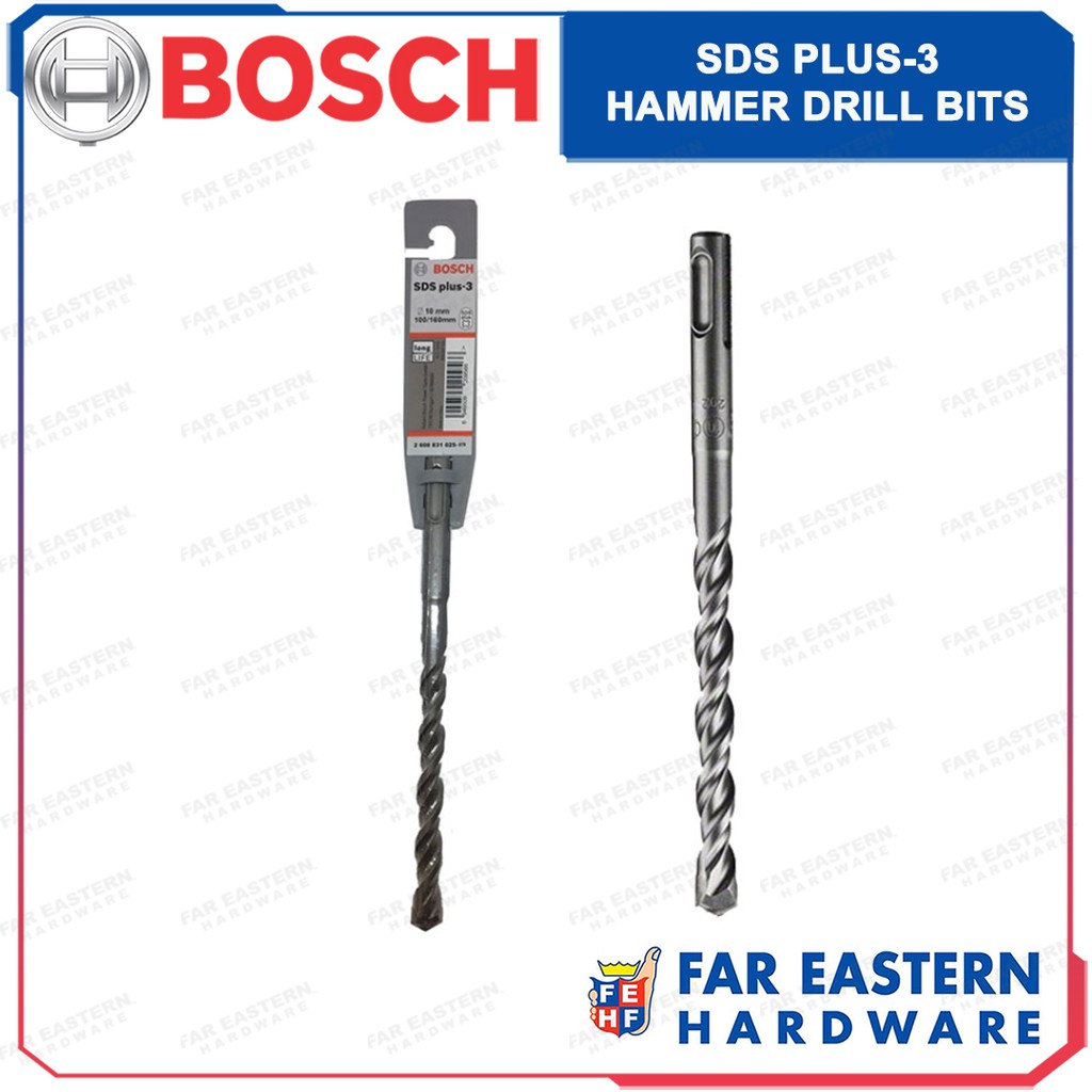 BOSCH SDS+ Rotary Hammer Bit SDS Plus 2 Cutters RBAC | Shopee Philippines