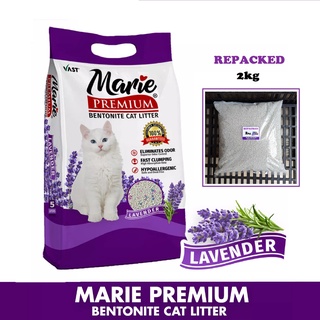 MARIE Premium Cat Sand - LAVENDER | 2kg (REPACKED)