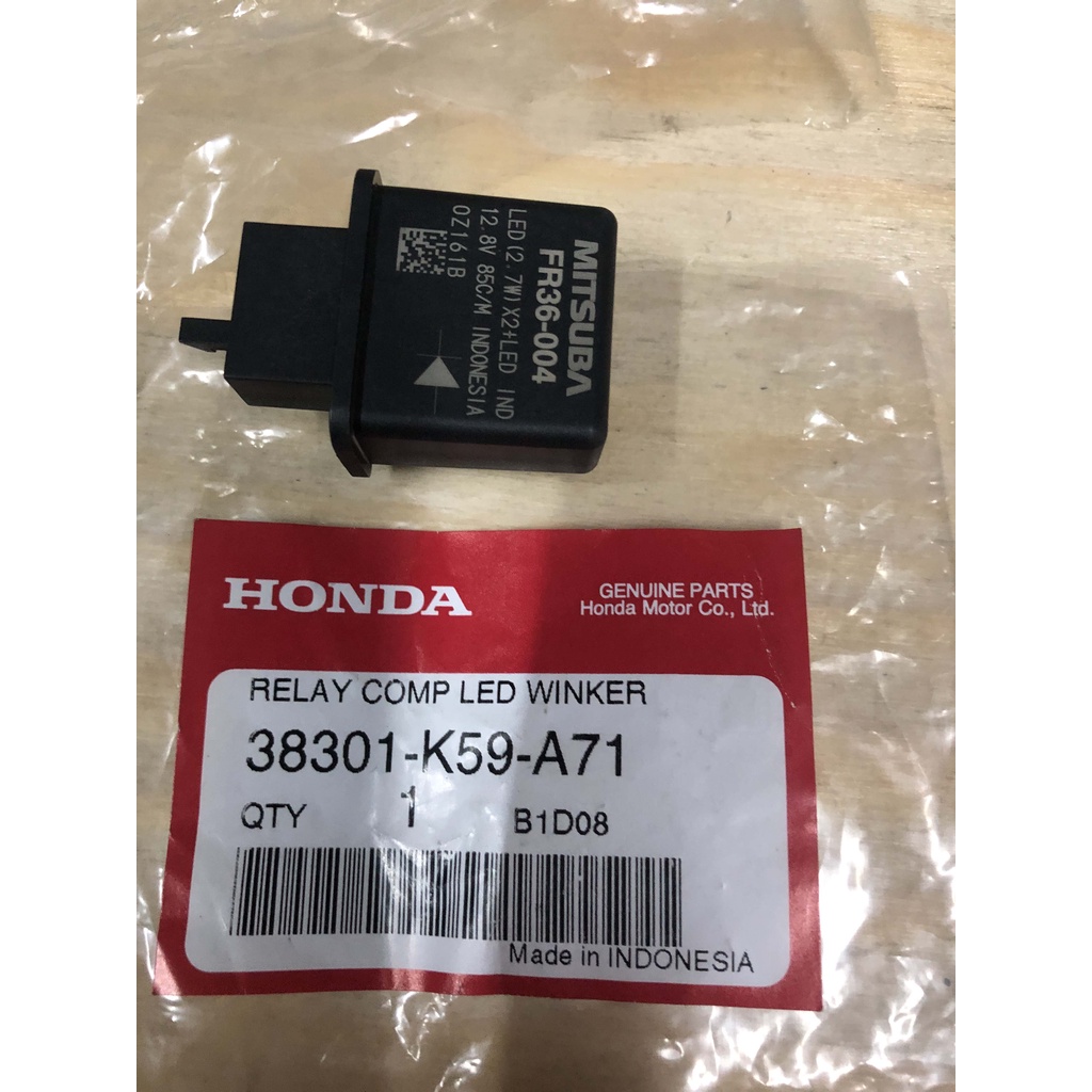 Honda Genuine Winker/Flasher Relay 38301k59a71 for Click 125/150 V2