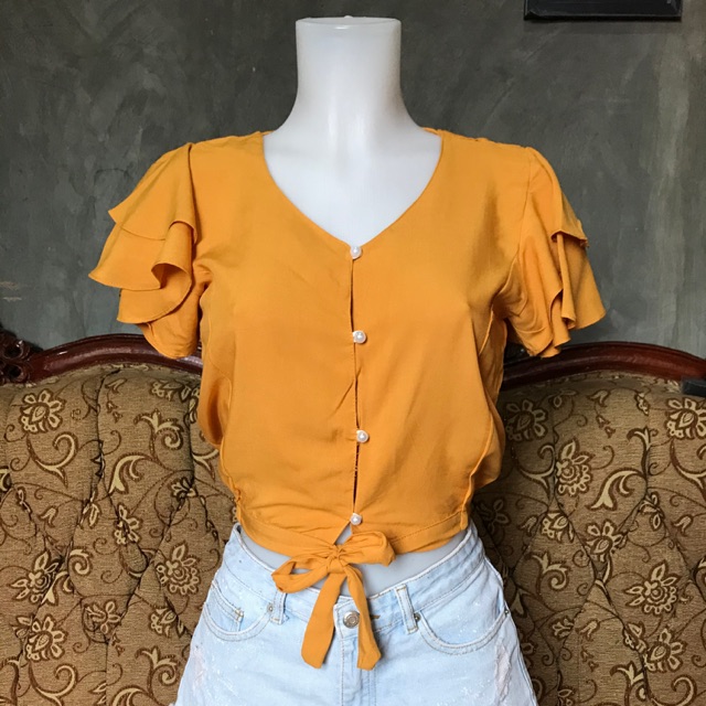 MEDIUM CHALLIS BUTTONDOWN POLO FOR WOMEN | Shopee Philippines