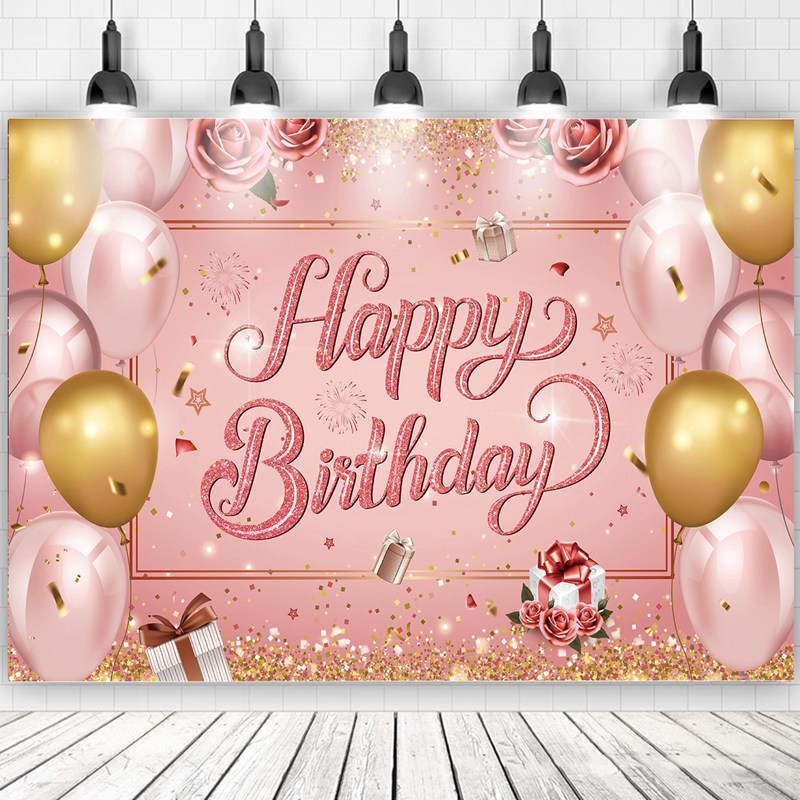 160*90cm Happy Birthday Backdrop birthday decor party decorations Party