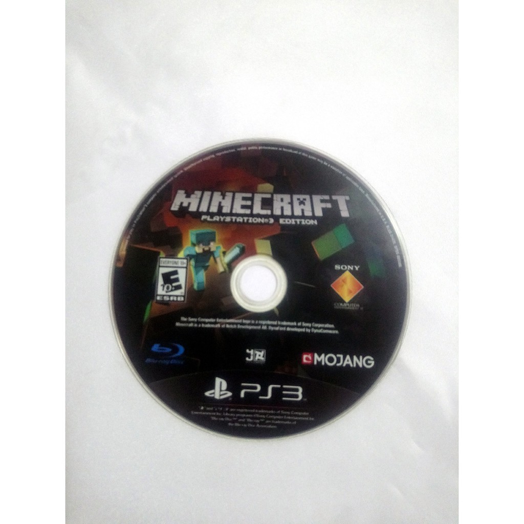 minecraft cd ps3