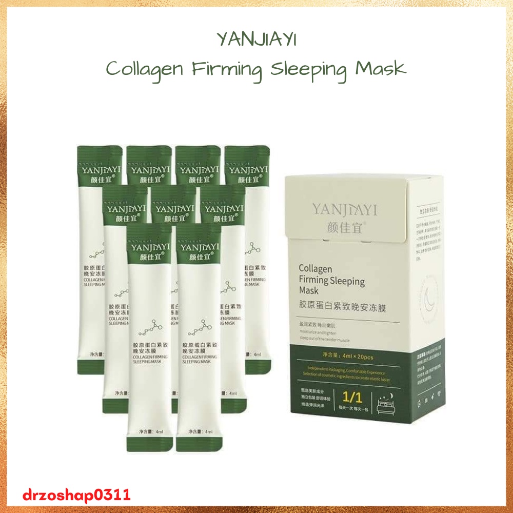 YANJIAYI Collagen Firming Sleeping Mask Original Shopee Philippines