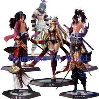 Demon Slayer Tengen Tsugikuni Yoriichi Kokushibo Gyutaro Inosuke Daki Doma 30cm Figure Collectible