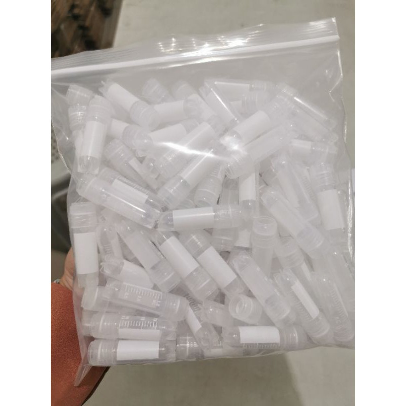 cryogenic cryovial tube plastic 1.8ml STERILE