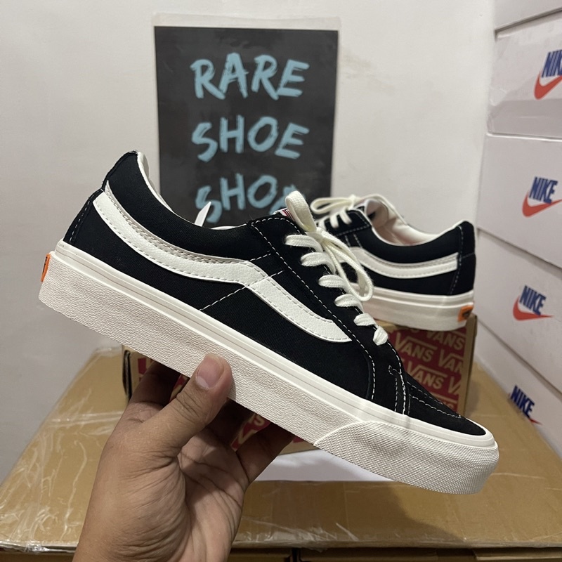 Vans Skate Low Reissue Black/white (men and women size) Shopee
