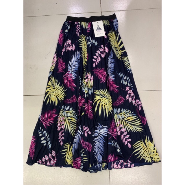 New Floral Maxi Skirt | Shopee Philippines