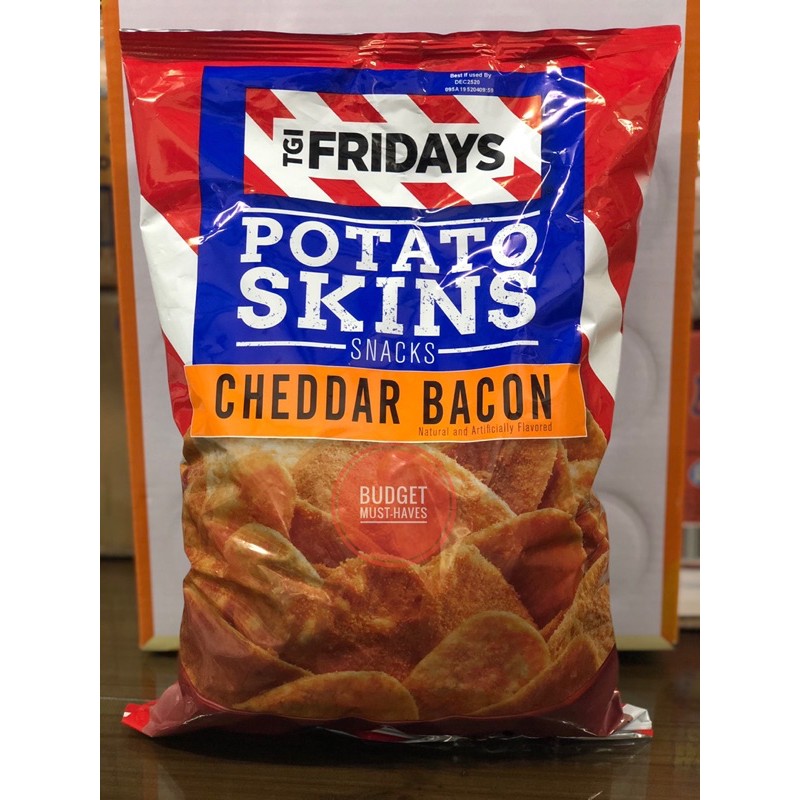 Tgi Friday S Cheddar Bacon Potato Skins Chips 22 Oz 623 7 Grams Shopee Philippines