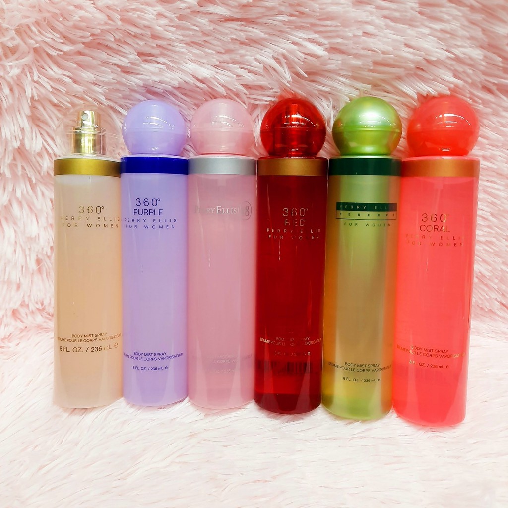 bodyrockers 236ml Perry Ellis 360 Degrees Body Mist Spray Shopee