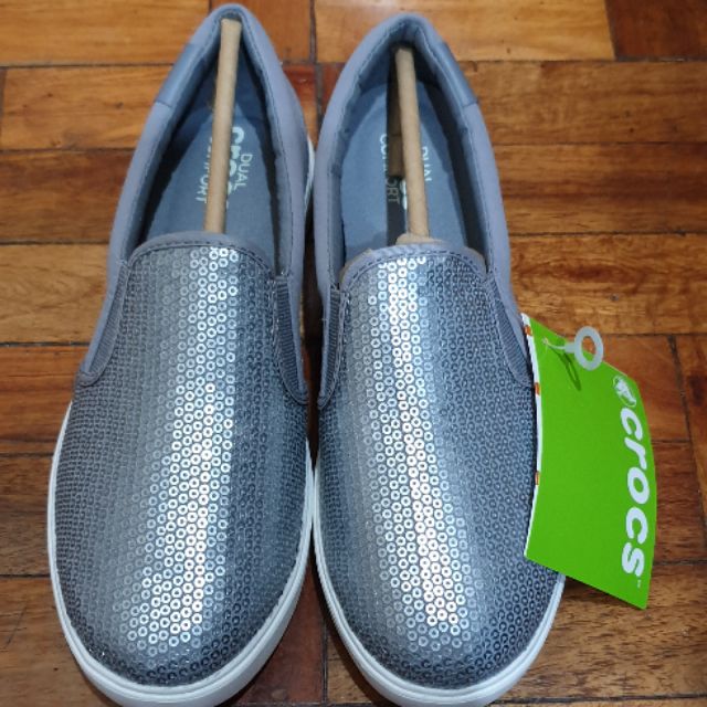 crocs citilane sequin slip on