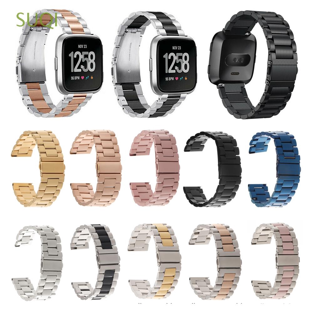 fitbit versa silver strap