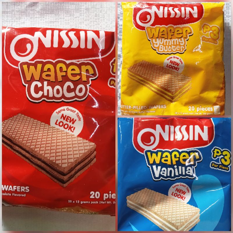 Nissin Wafer Choco/ Vanilla/ Yummy Butter 20x12g Shopee Philippines