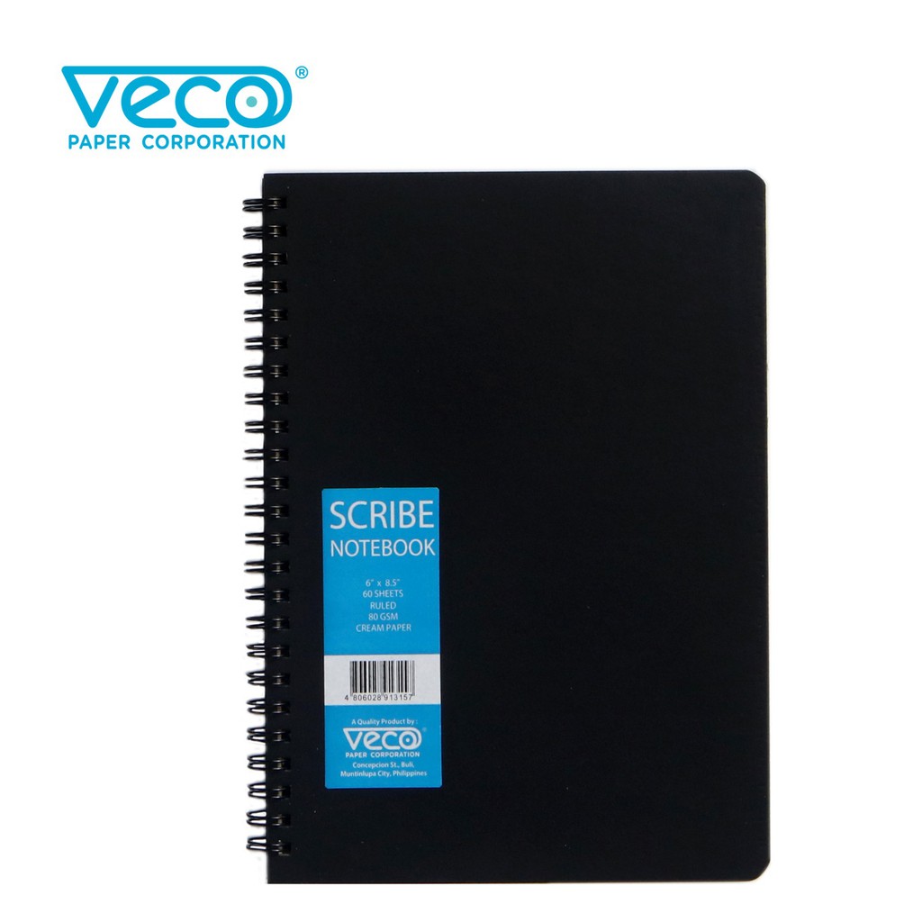 Veco Paper Scribe Notes 6x8.5in 60's 80gsm Cream Ruled (1pc) | Shopee ...