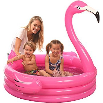 flamingo blow up pool