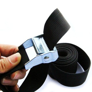 1M Buckle Tie-Down Belt Cargo Straps For Car Motorcycle Bike With Metal Buckle Tow Rope Strong Ratch #3