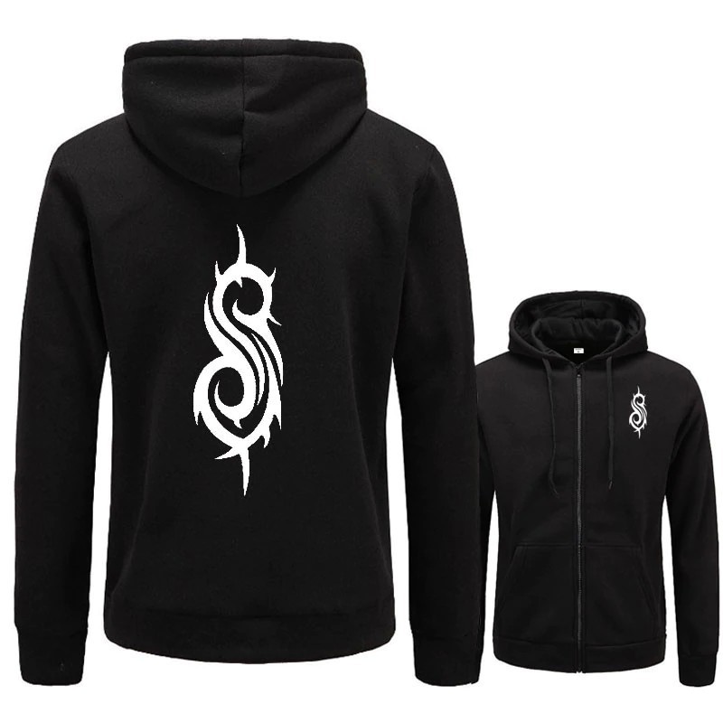 black hoodie with zipper
